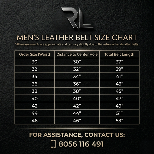 Leather Reversible Belt Croco Print