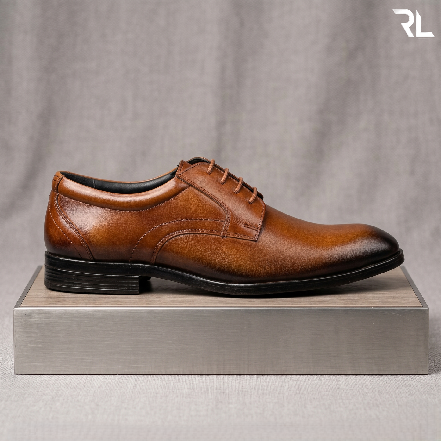 Derby Shoe for men's - Tan- 2004