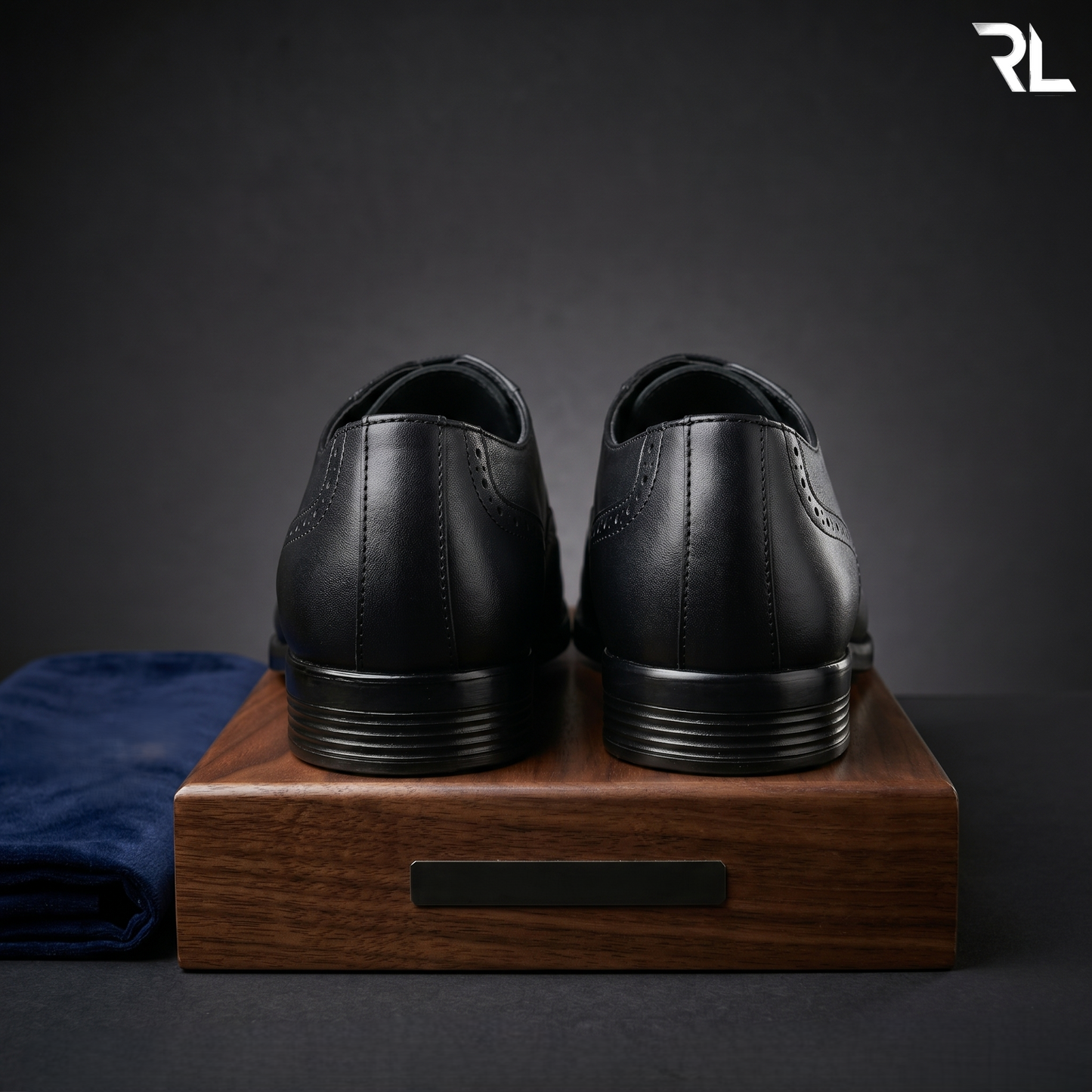 Leather Formal Shoe for Men - Black - 2021