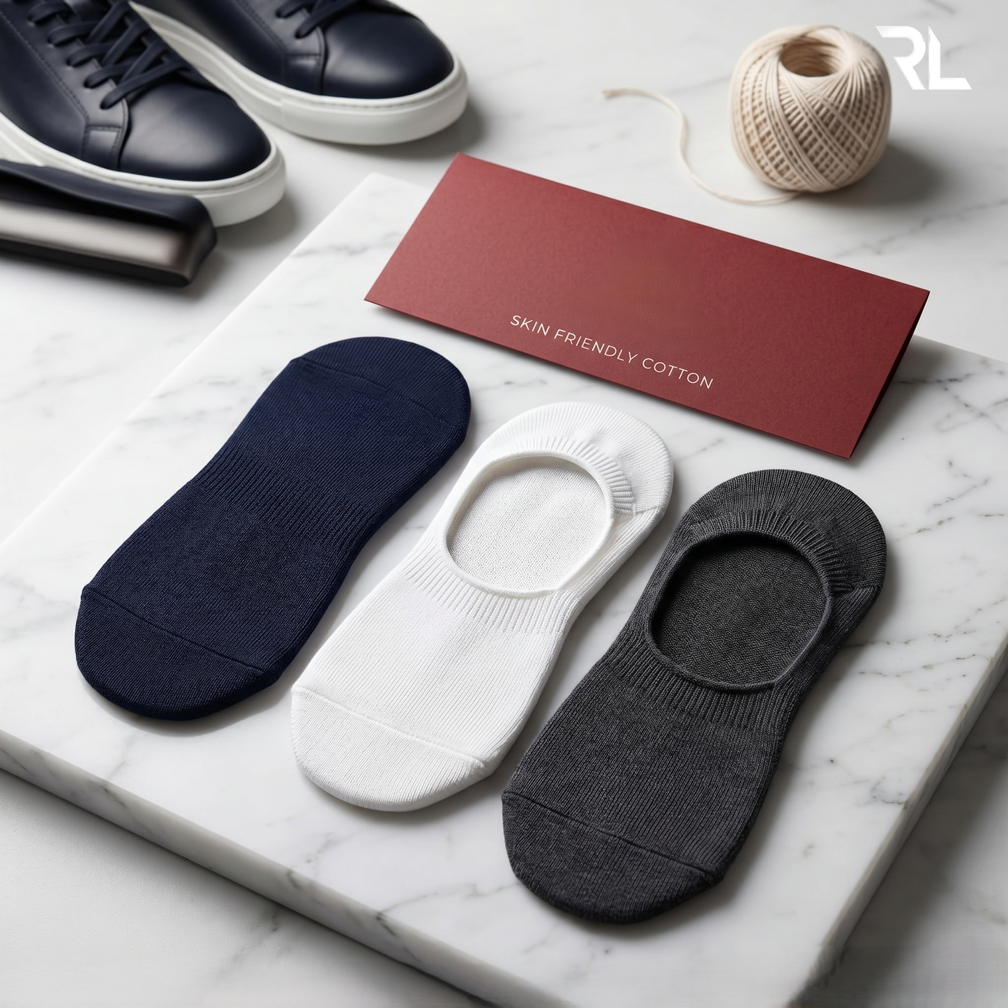 No Show Socks 3 in 1 Pack (3 Pairs) - S014