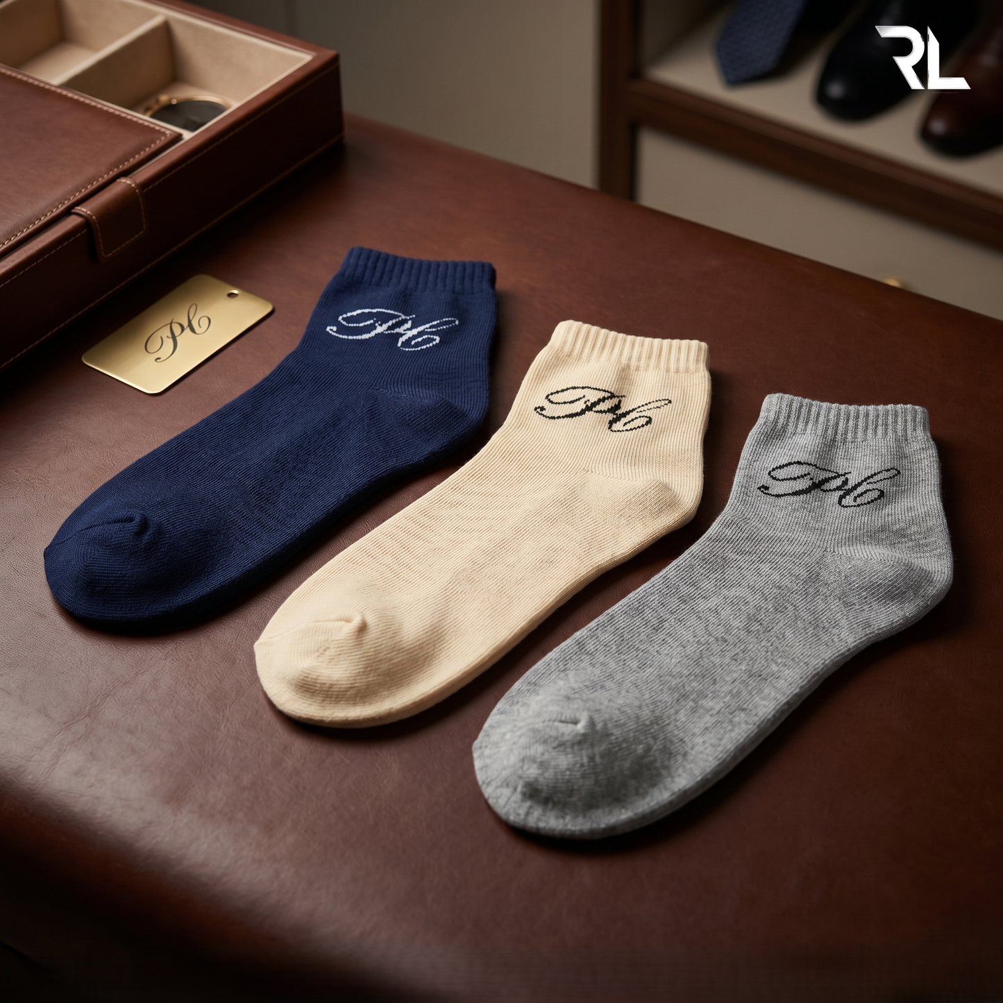 Thick Casual Ankle Socks - 3 in 1 Pack - S006