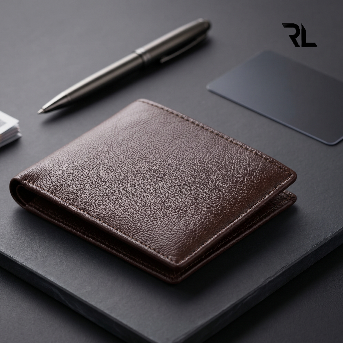Brown Leather Wallet For Men's