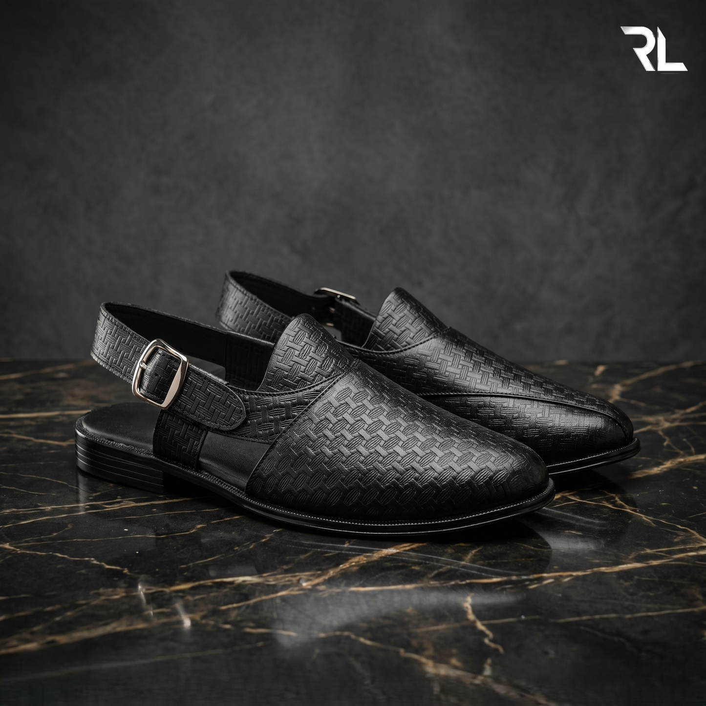 Leather Peshawari Sandal For Men's - 4002