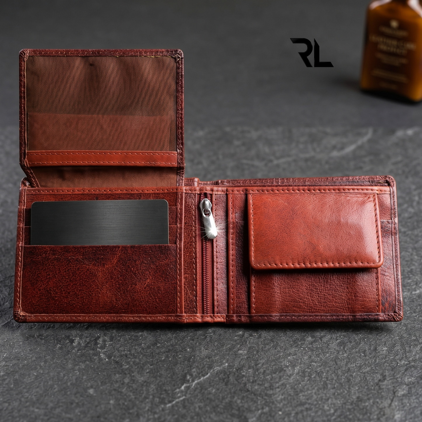 Leather Wallet for Men's - Tan