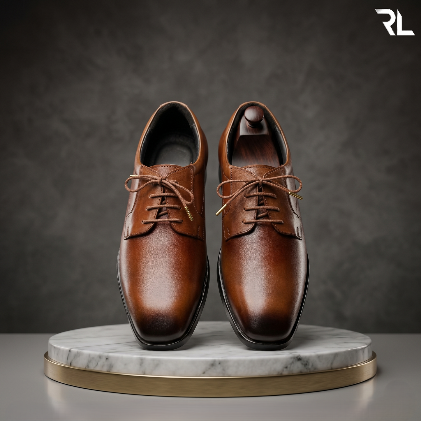 Derby Shoe for men's - Tan- 2004