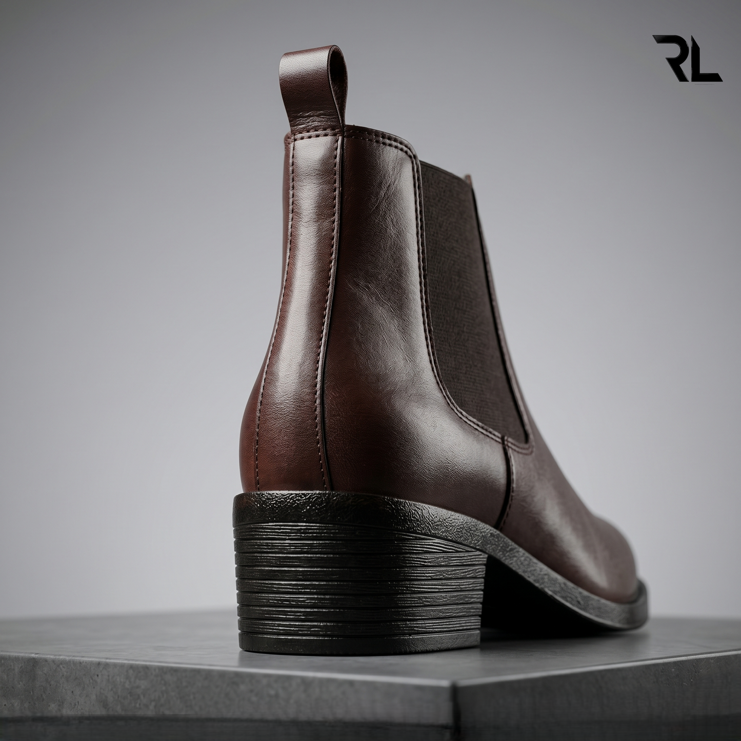 Cuban Chelsea Boot For Men's - Brown - 1004