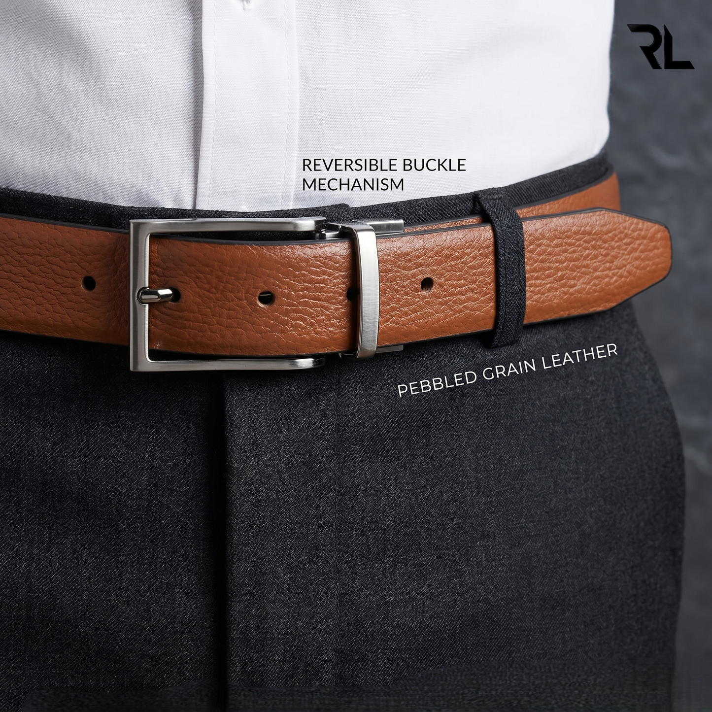 reversible belt for men