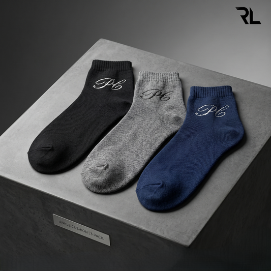 Thick Casual Ankle Socks - 3 in 1 Pack - S007
