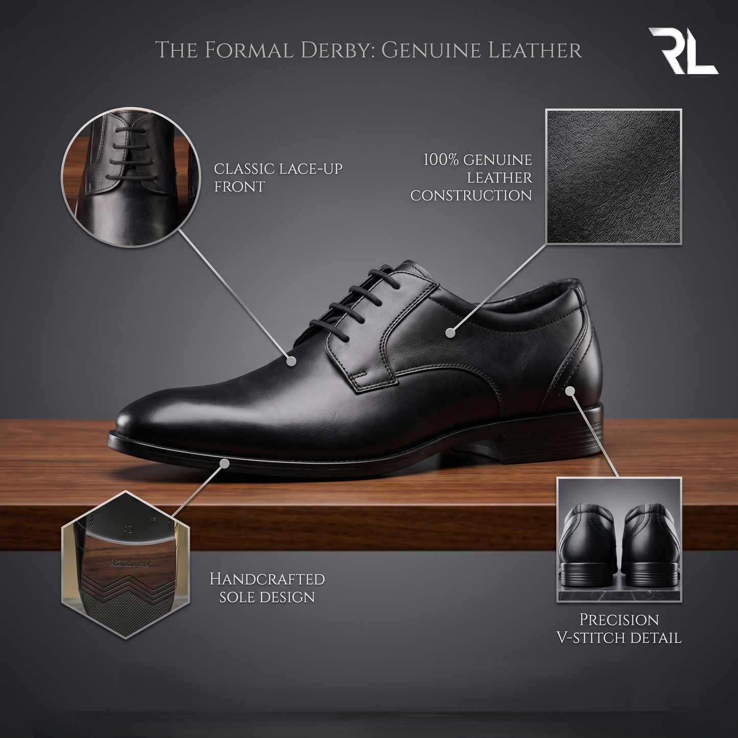 Derby Shoe for men's - 2004
