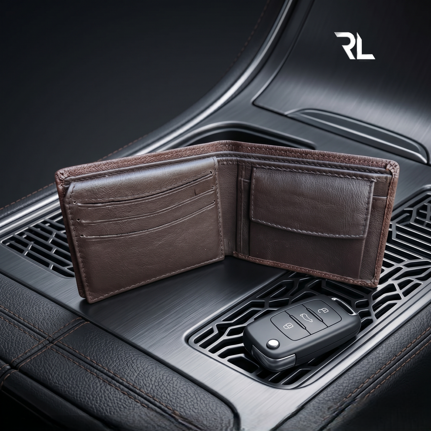 Brown Leather Wallet For Men's