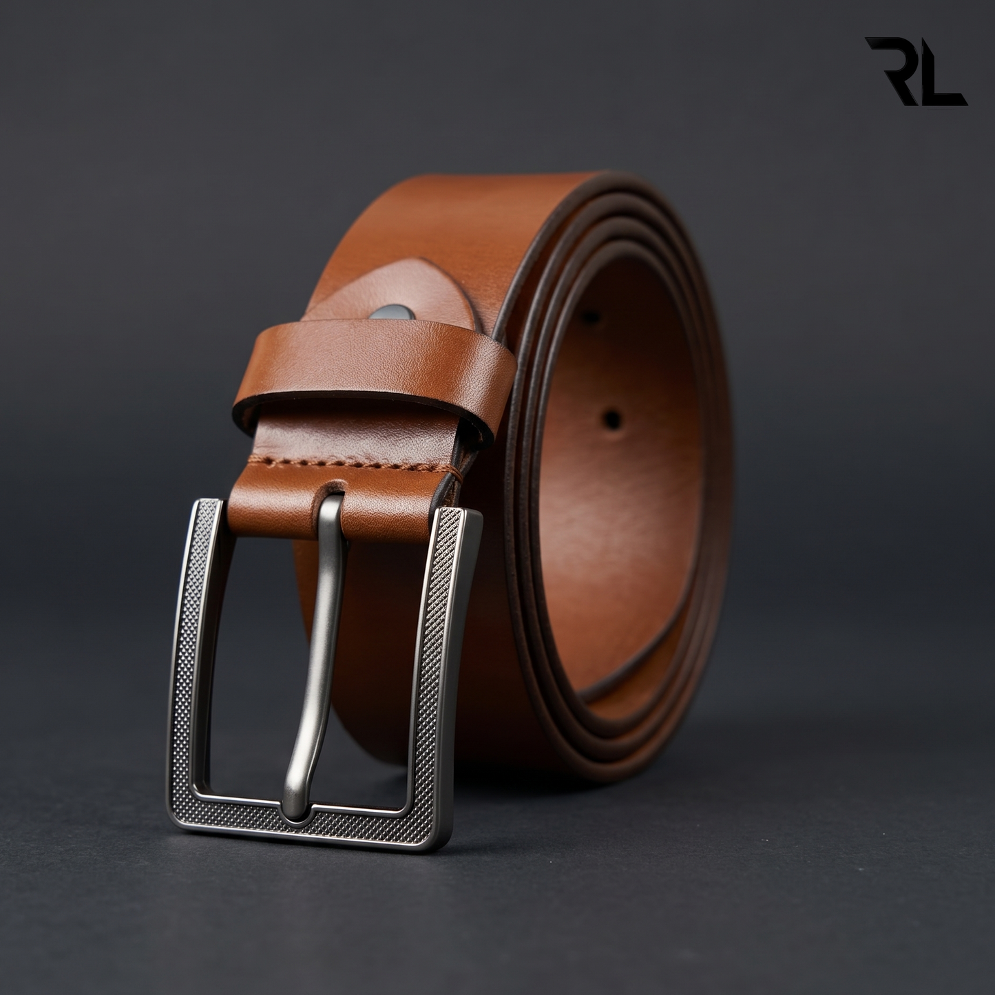 Semi Formal Leather Belt - Tan